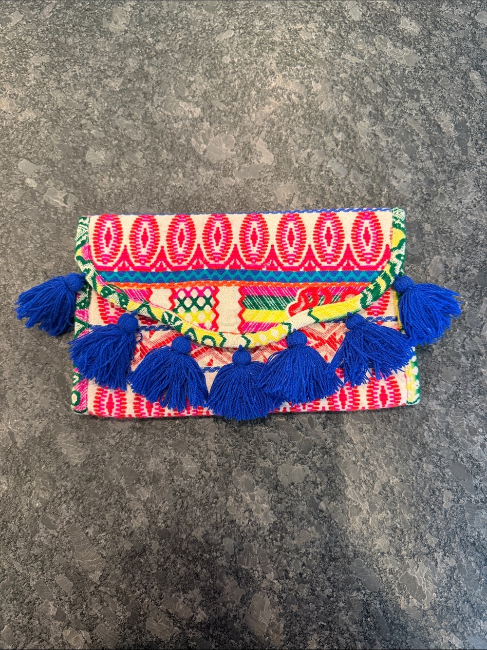 Jewelry Holder - Handwoven with Tassels